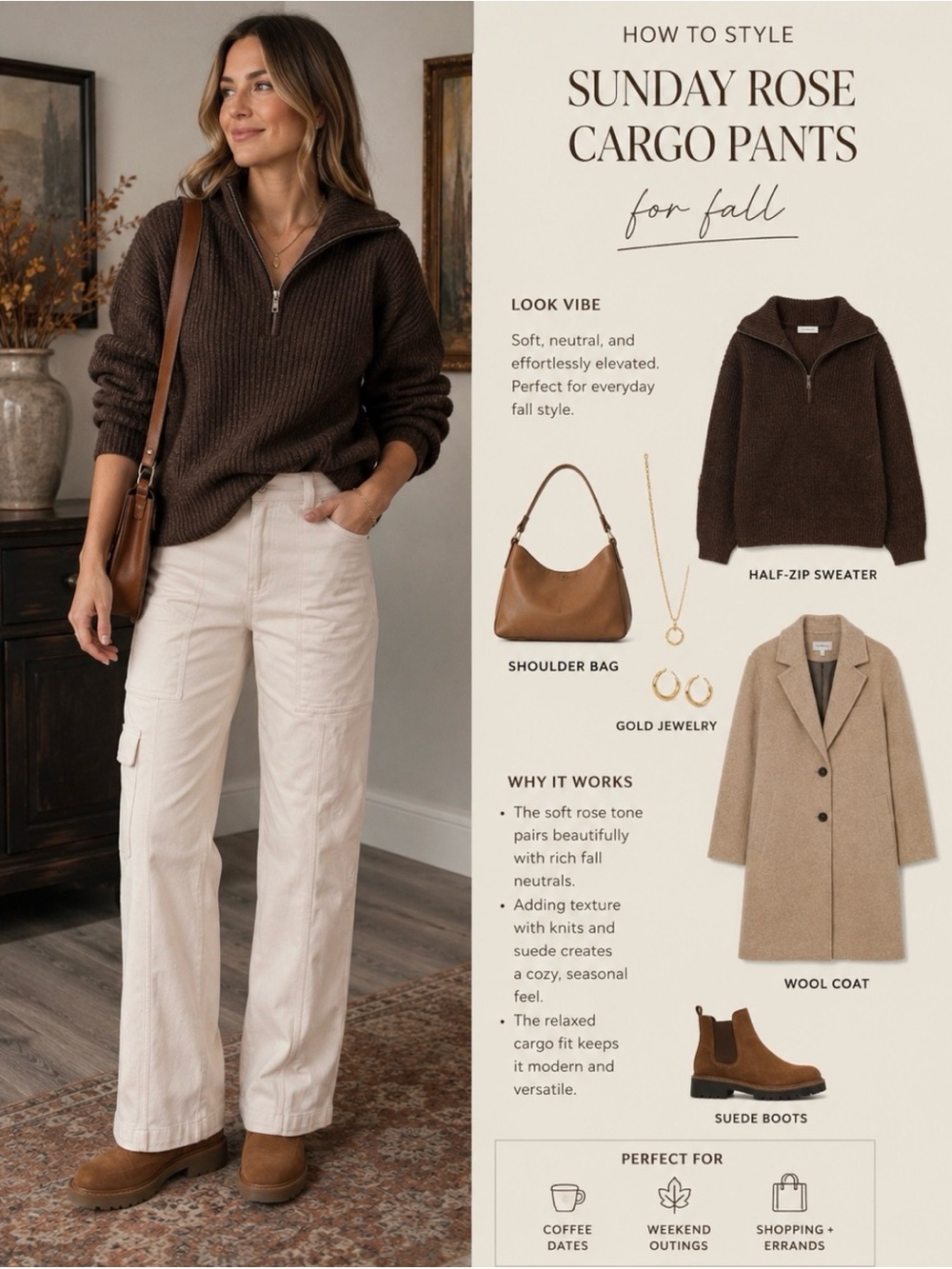 Sunday Best Straight-Leg Carpenter Jeans in Cream